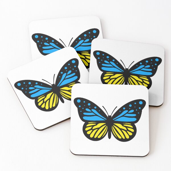 Item preview,  Ukrainian Flag Butterfly 3.0 designed and sold by Thelittlelord.