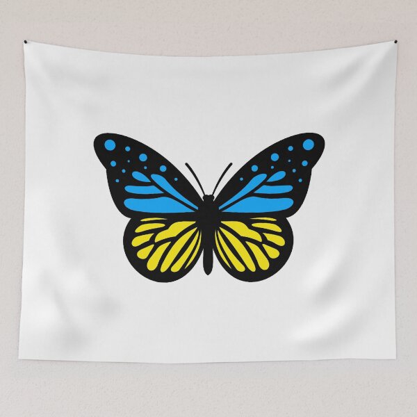 Item preview,  Ukrainian Flag Butterfly 3.0 designed and sold by Thelittlelord.