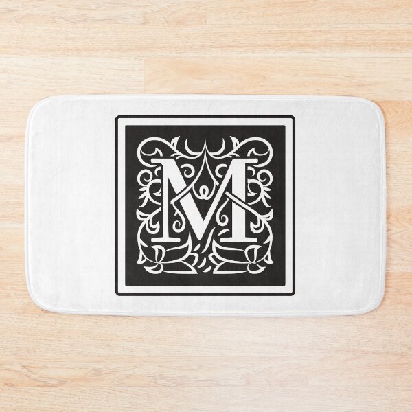 Item preview, Art Nouveau Letter M, Monogram Letter Ornament, Ornamental Letter M, Art Deco designed and sold by PROMEN Creativity.