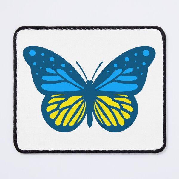 Item preview, Ukrainian Flag Butterfly 4.0 designed and sold by Thelittlelord.