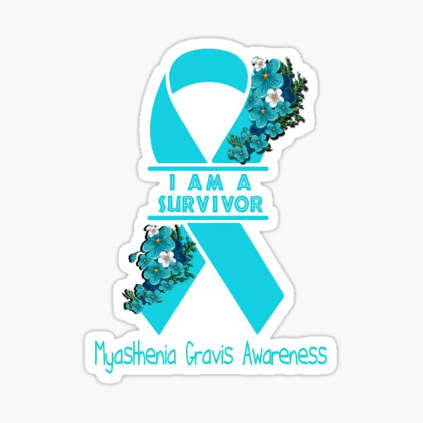 Item preview, I Am A Suvivor Ribbon Myasthenia Gravis Awareness designed and sold by heppenp.