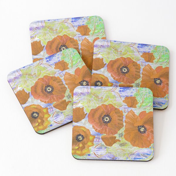Item preview, Poppies Effect 5 designed and sold by nastiaart.