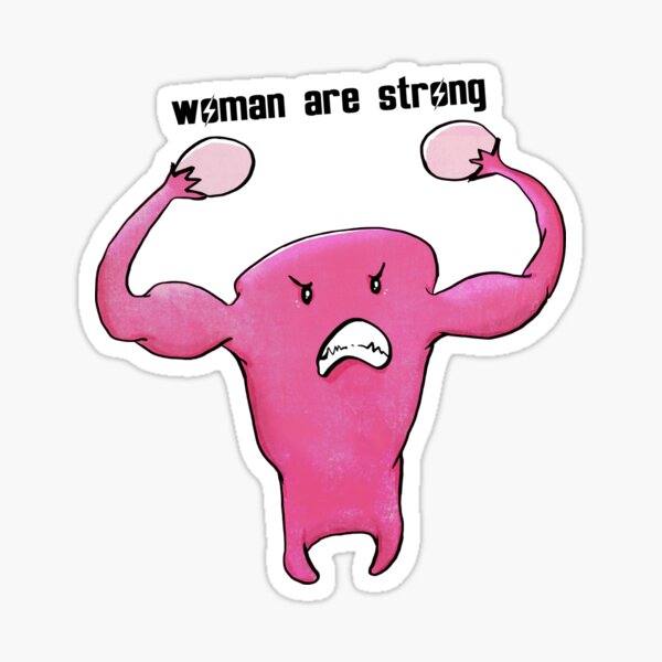 woman are strong Sticker