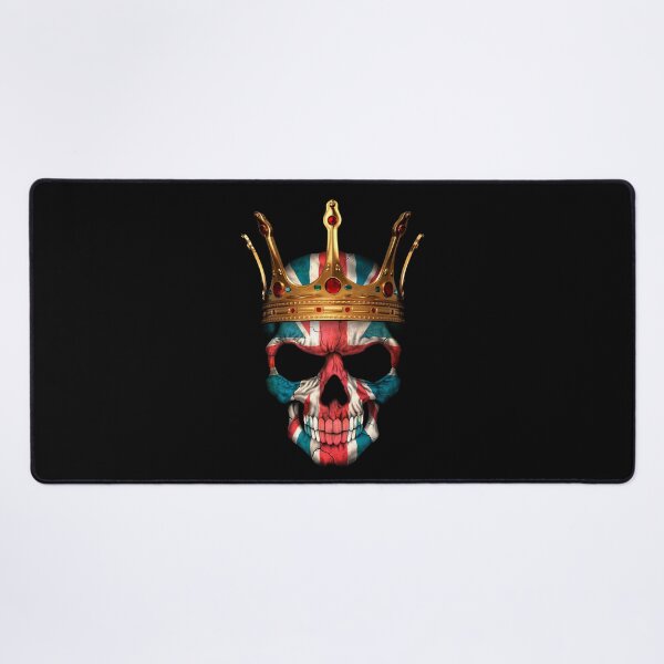 Item preview, British Flag Skull with Crown designed and sold by JeffBartels.