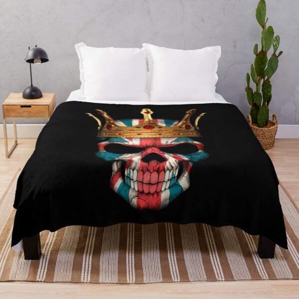 Item preview, British Flag Skull with Crown designed and sold by JeffBartels.