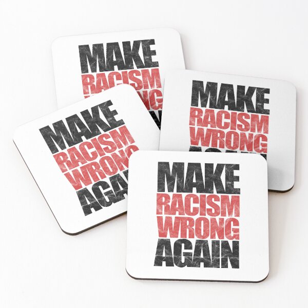 Item preview, Make Racism Wrong Again (distressed design) designed and sold by siggyspatsky.