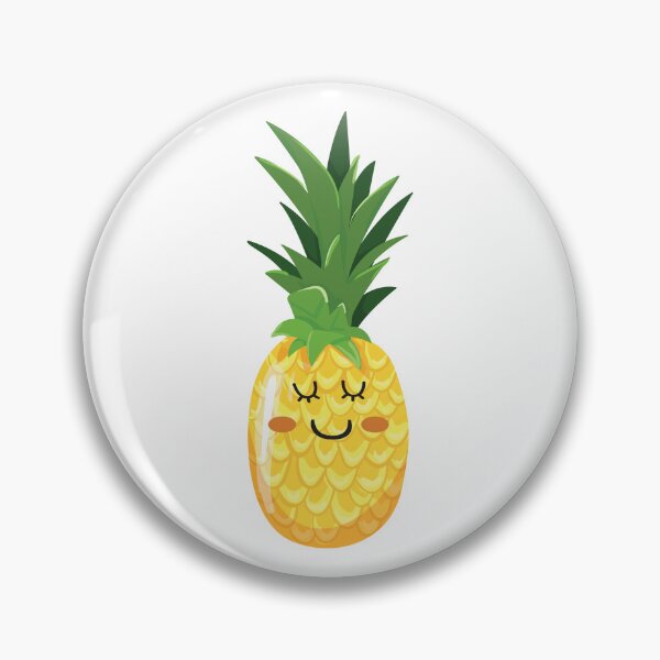 Item preview, Pineapple Cute Face Kawaii Cartoon designed and sold by EstelleStar.