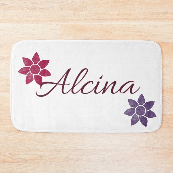 Item preview, Alcina of Albina Floral Name Calligraphy Design designed and sold by Cora Gregory.