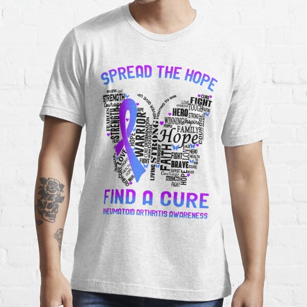 Rheumatoid Arthritis Believe Heart Ribbon Shirts