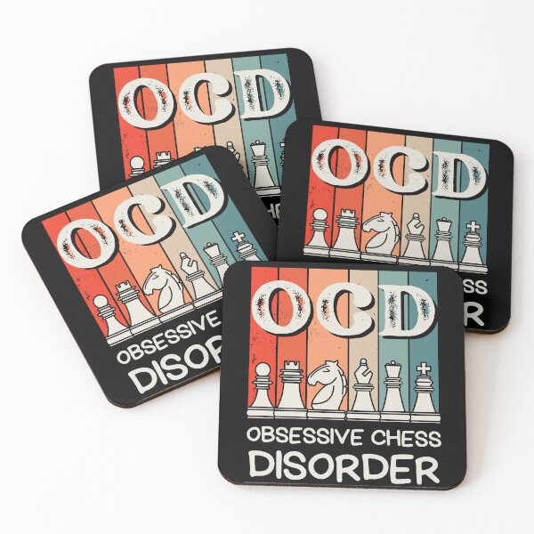 Item preview, OCD Obsessive Chess Disorder Funny Chess Player Chess Lover designed and sold by retrodesigner14.