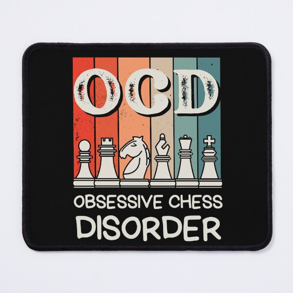 Item preview, OCD Obsessive Chess Disorder Funny Chess Player Chess Lover designed and sold by retrodesigner14.