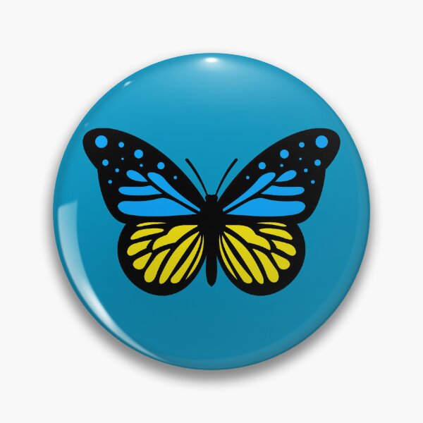 Item preview, Ukrainian Flag Butterfly 5 designed and sold by Thelittlelord.