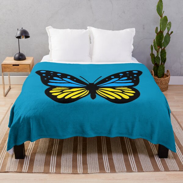 Item preview, Ukrainian Flag Butterfly 5 designed and sold by Thelittlelord.