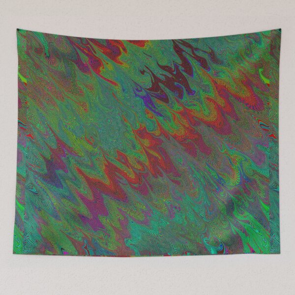 Item preview, Stretched Static - Peacock - designed and sold by Xernition.