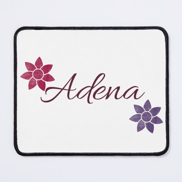 Item preview, Adena Floral Name Calligraphy Design designed and sold by Cora Gregory.