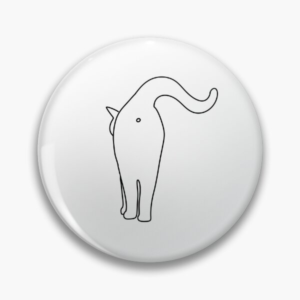 Item preview, Cat butt-black designed and sold by Taylor Jensen.