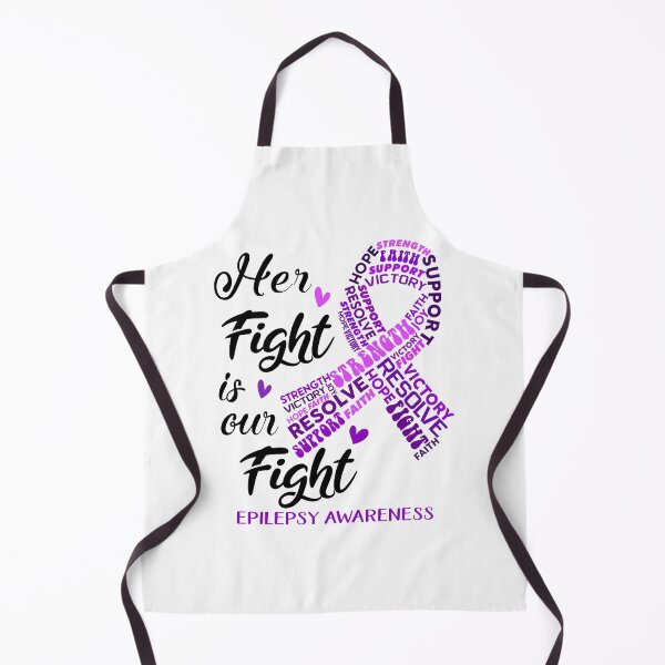 Item preview, Epilepsy Warrior, Her Fight is our Fight Epilepsy Awareness designed and sold by Greggwillard.