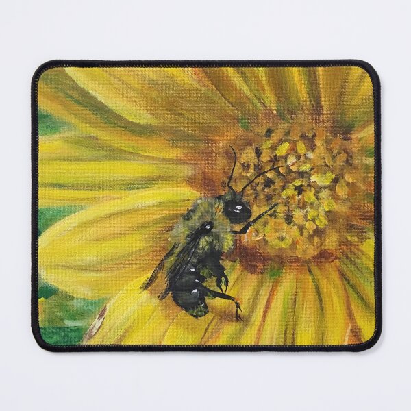 Item preview, Bumble Bee on Maximillian Sunflower designed and sold by CurlyClaraBelle.