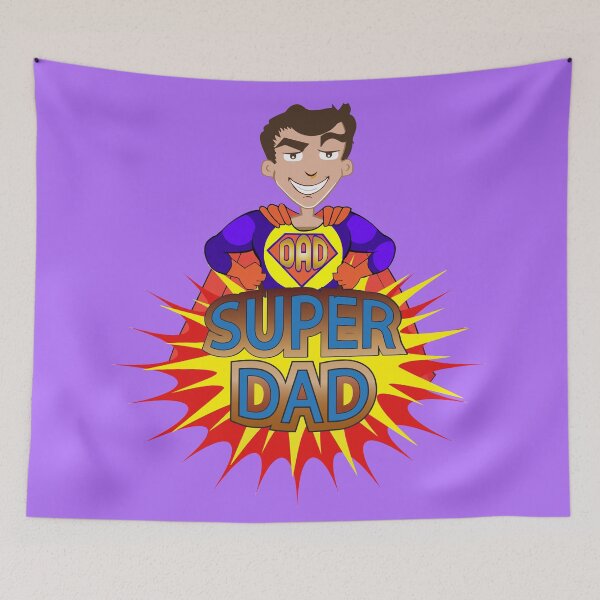 Item preview, Super Dad Happy Father's Day designed and sold by Warrior Veteran Clothing.