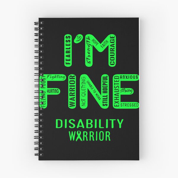 Item preview, Disability Warrior - I Am FINE, Support Disability Warrior Support Gifts designed and sold by RidnerStore.