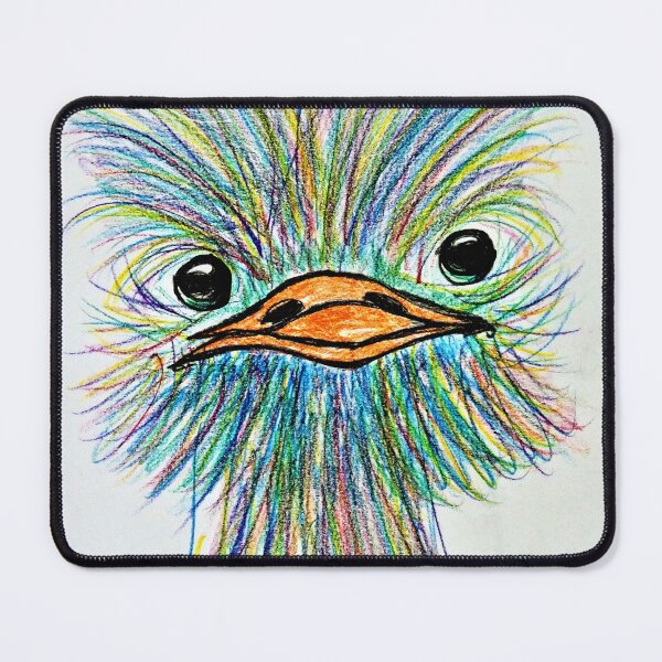 Item preview, The Rainbow Ostrich designed and sold by Heart~Full Art by Julie J.