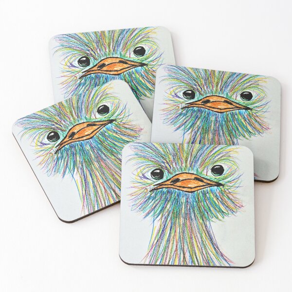 Item preview, The Rainbow Ostrich designed and sold by Heart~Full Art by Julie J.
