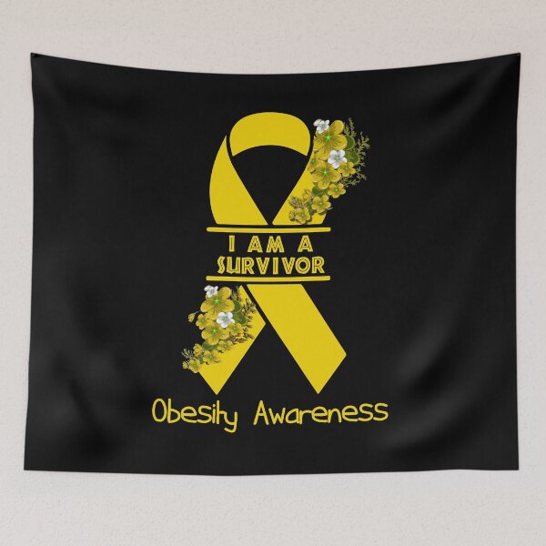 Item preview, I Am A Suvivor Ribbon Obesity Awareness designed and sold by heppenp.