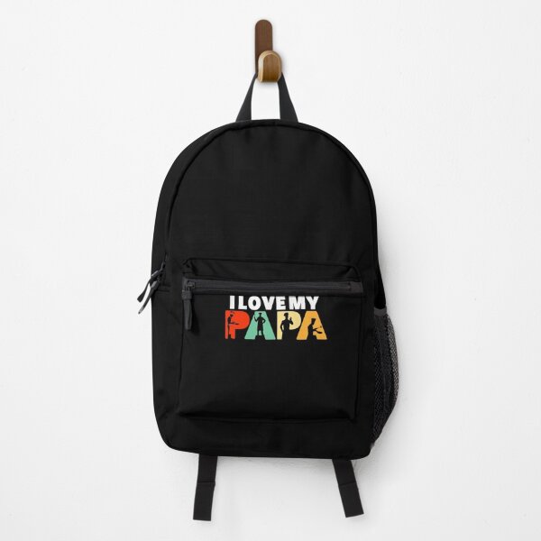 Item preview, Birthday Gift Retro I Love My Papa Cook Dad Fathers Day Retro Wave designed and sold by TiaraHyatt.