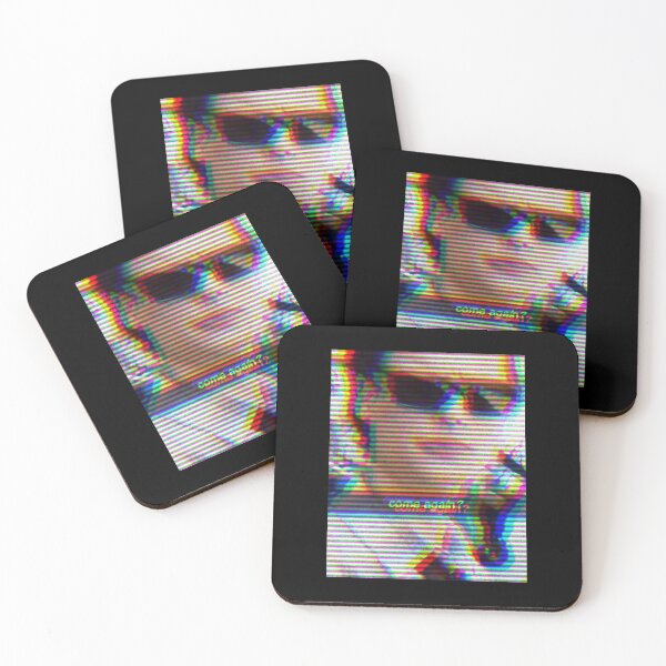 Item preview, Day Gifts Mgg Come Again Black Square Glasses Glitch  Cool Gifts designed and sold by TiaraHyatt.