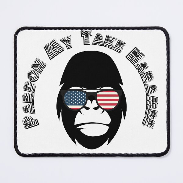 Item preview, Pardon My Take Harambe American Hero Gorilla Tag designed and sold by TheWildFlix.