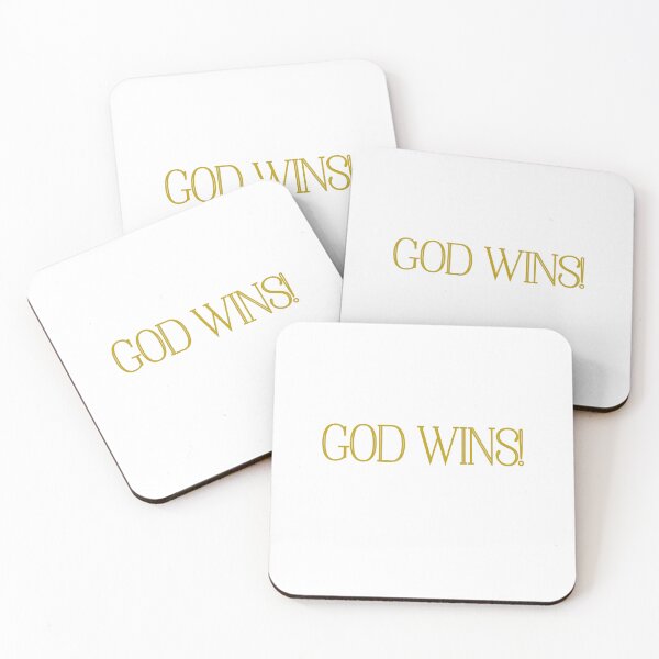 Item preview, God Wins! designed and sold by DEWDesigns.