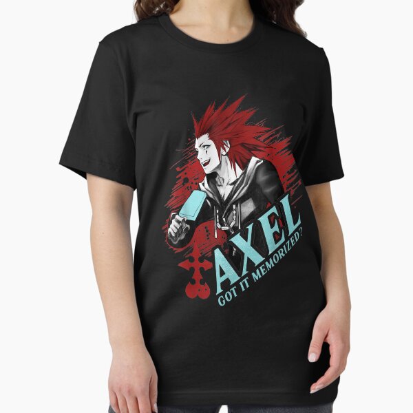 Vista previa del artículo con la obra «Kingdom Hearts Axel Got It Memorized Camiseta», diseñado y vendido por BingenheMeyer.