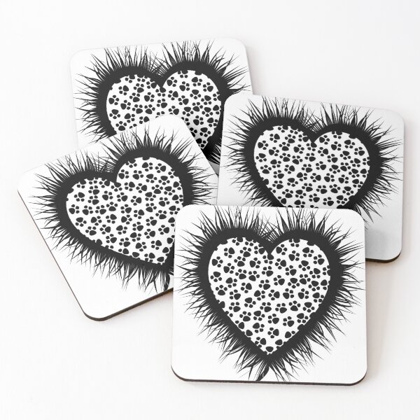 Item preview, Love Heart Paws with Lashes designed and sold by DomGDesign.