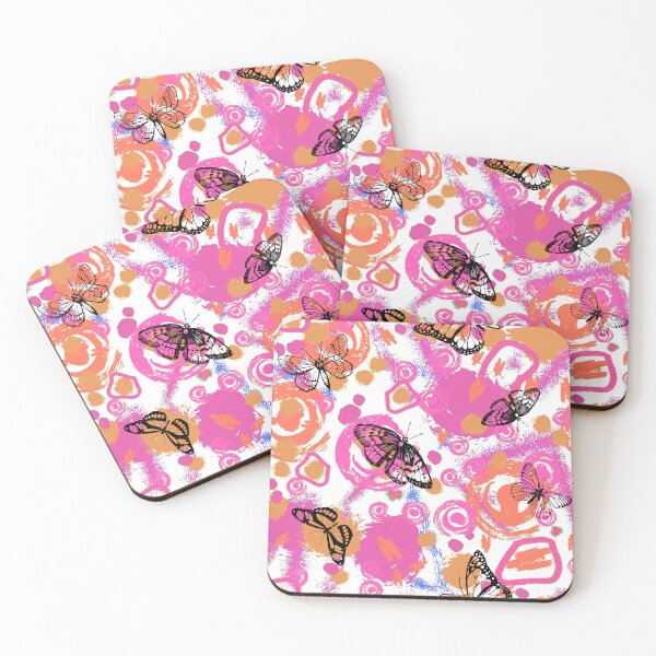 Item preview, Boho Butterflies and Abstract Shapes Seamless Pattern designed and sold by Itaya Art.