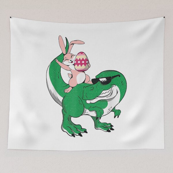 Item preview, Rabbit Riding Dinosaur designed and sold by tranhungtdu.