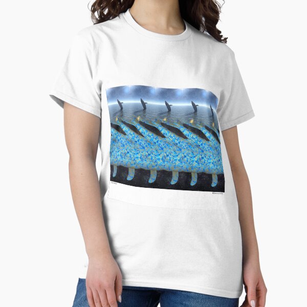 Vista previa del artículo con la obra «Ilusión de estereograma de imagen oculta 3D de ballena cósmica», diseñado y vendido por eyetricks.