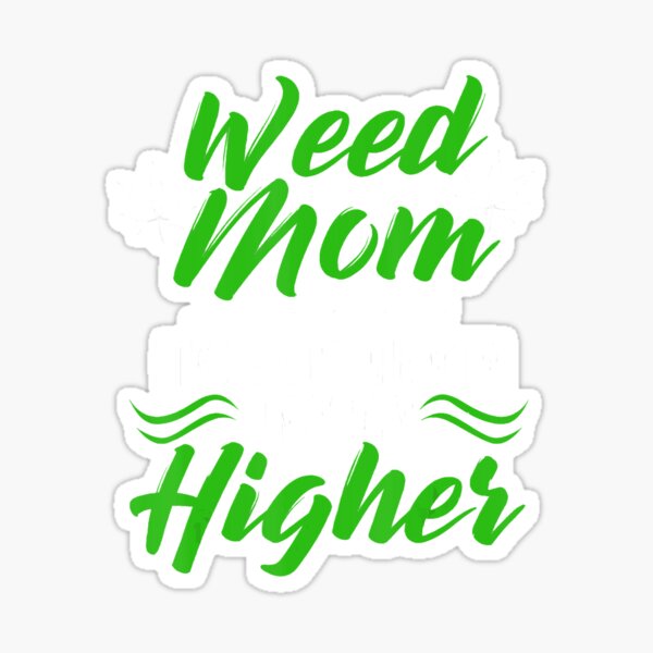 Mom Skull Weed Mom Only Higher Funny Tumbler