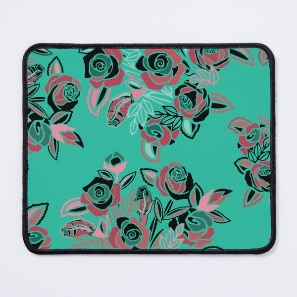 Item preview, Vintage Teal One Dozen Roses Please designed and sold by sunnthreads.