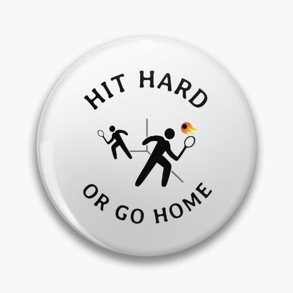 Item preview, HIT HARD OR GO HOME (BLACK) designed and sold by lucascadeur.