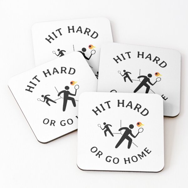 Item preview, HIT HARD OR GO HOME (BLACK) designed and sold by lucascadeur.