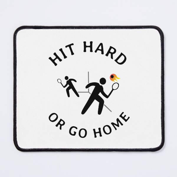 Item preview, HIT HARD OR GO HOME (BLACK) designed and sold by lucascadeur.