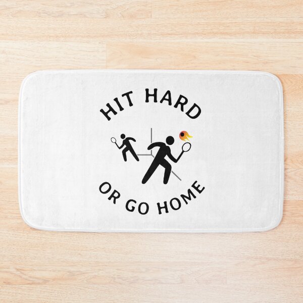 Item preview, HIT HARD OR GO HOME (BLACK) designed and sold by lucascadeur.