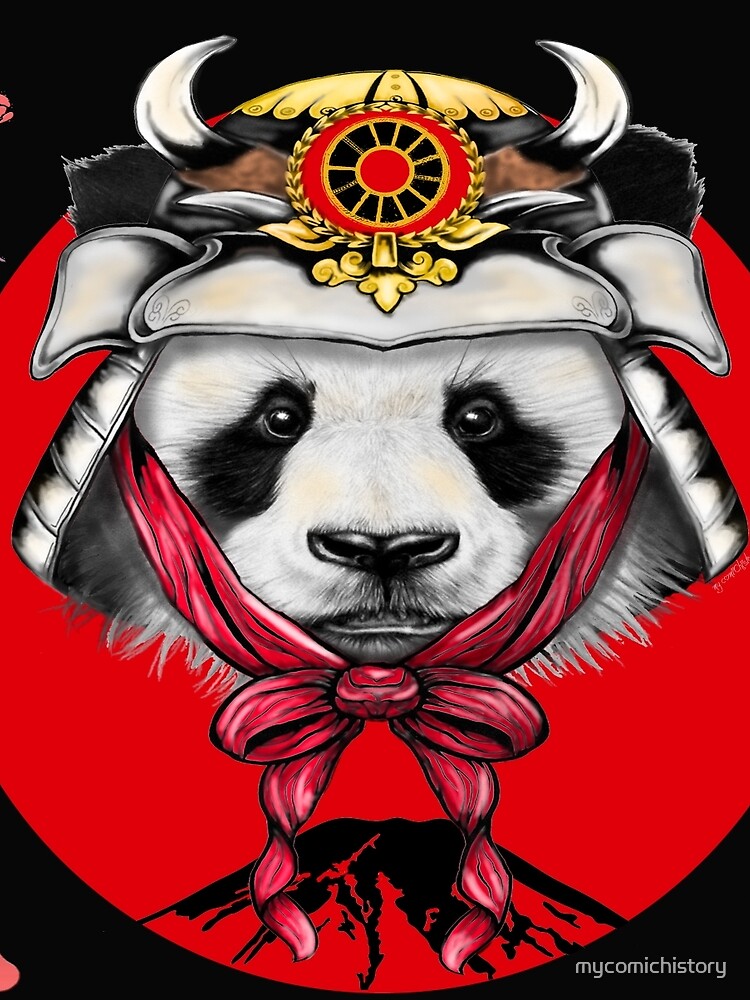 "Samurai Japanese Panda Bear Samuray" T-shirt by mycomichistory | Redbubble