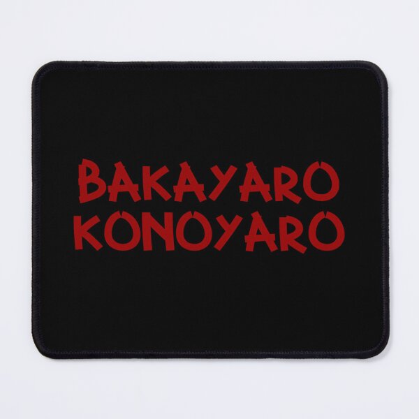 Item preview, Bakayaro Konoyaro Meaning Red Logo poster designed and sold by Correia2950.