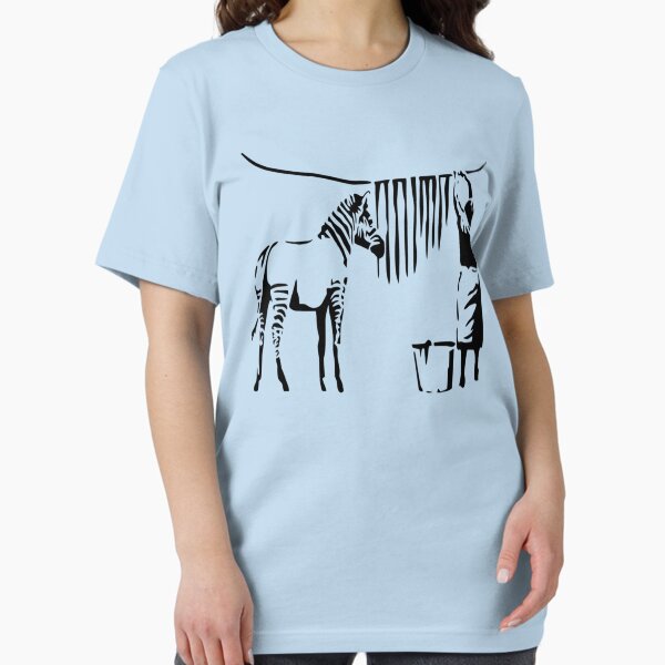 Item preview, Banksy Zebra Classic T-Shirt designed and sold by MariesHoulker.