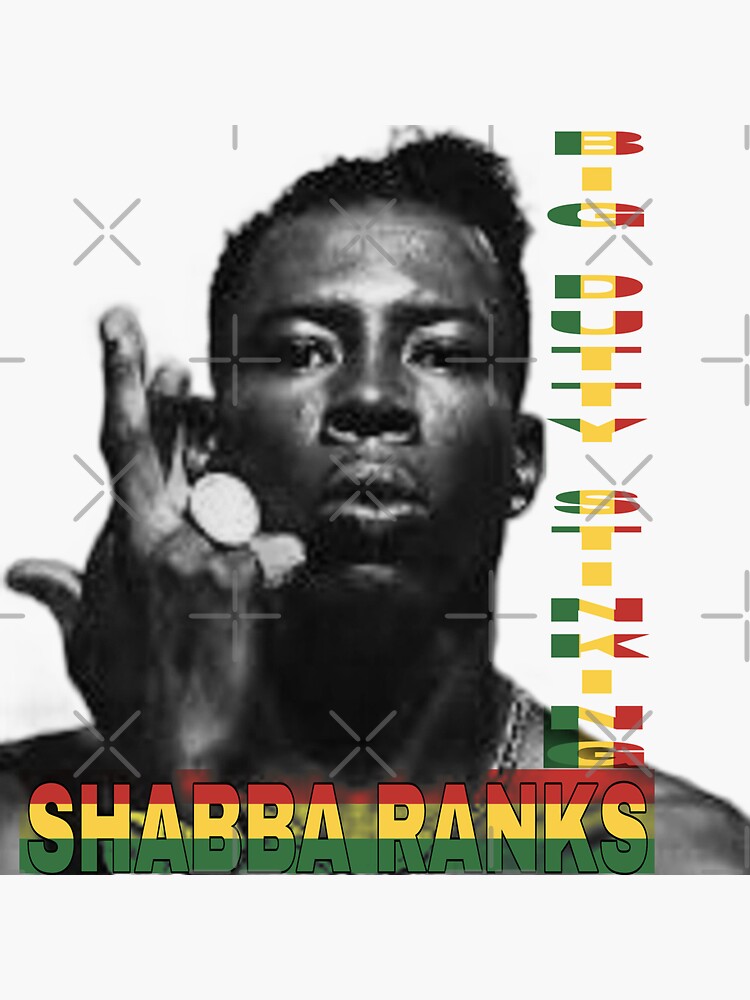 SHABBA RANKS JAMAICAN MUSICIAN DANCEHALL REGGAE | Sticker