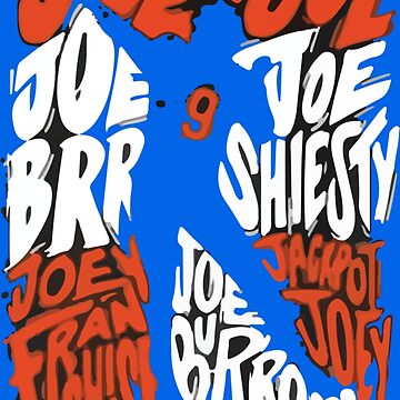 Joe Burrow, Joey B, Joe Cool, Joe Brrr, Joe Shiesty Unisex T-Shirt