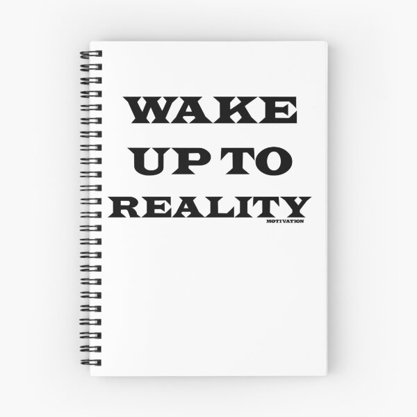 Item preview, Graphic wake up to reality black color designed and sold by Correia2950.