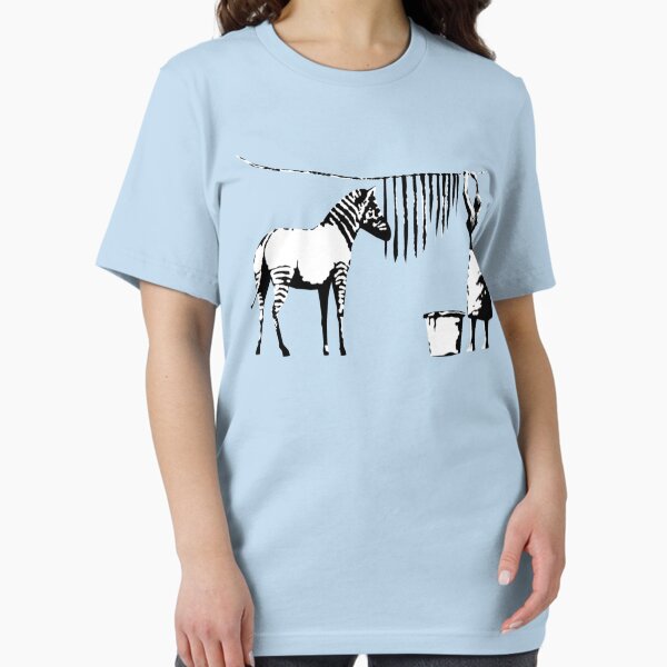 Item preview, Banksy Zebra Strips Classic T-Shirt designed and sold by MariesHoulker.