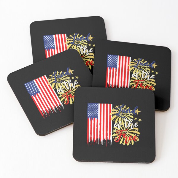 Item preview, US flag Land of the Free designed and sold by JamesGillitzer.